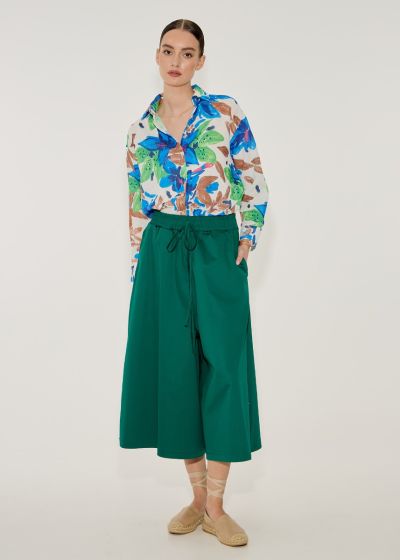 Culotte trousers - Green