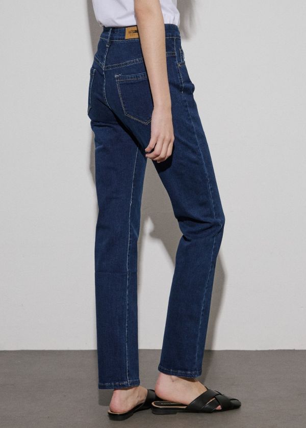 Straight leg Jeans - Dark blue